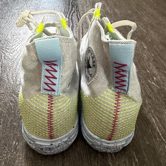 Converse Chuck Taylor All Star Crater Foam High Top Sneakers Beige Blue M9 / W11 - Picture 3 of 9